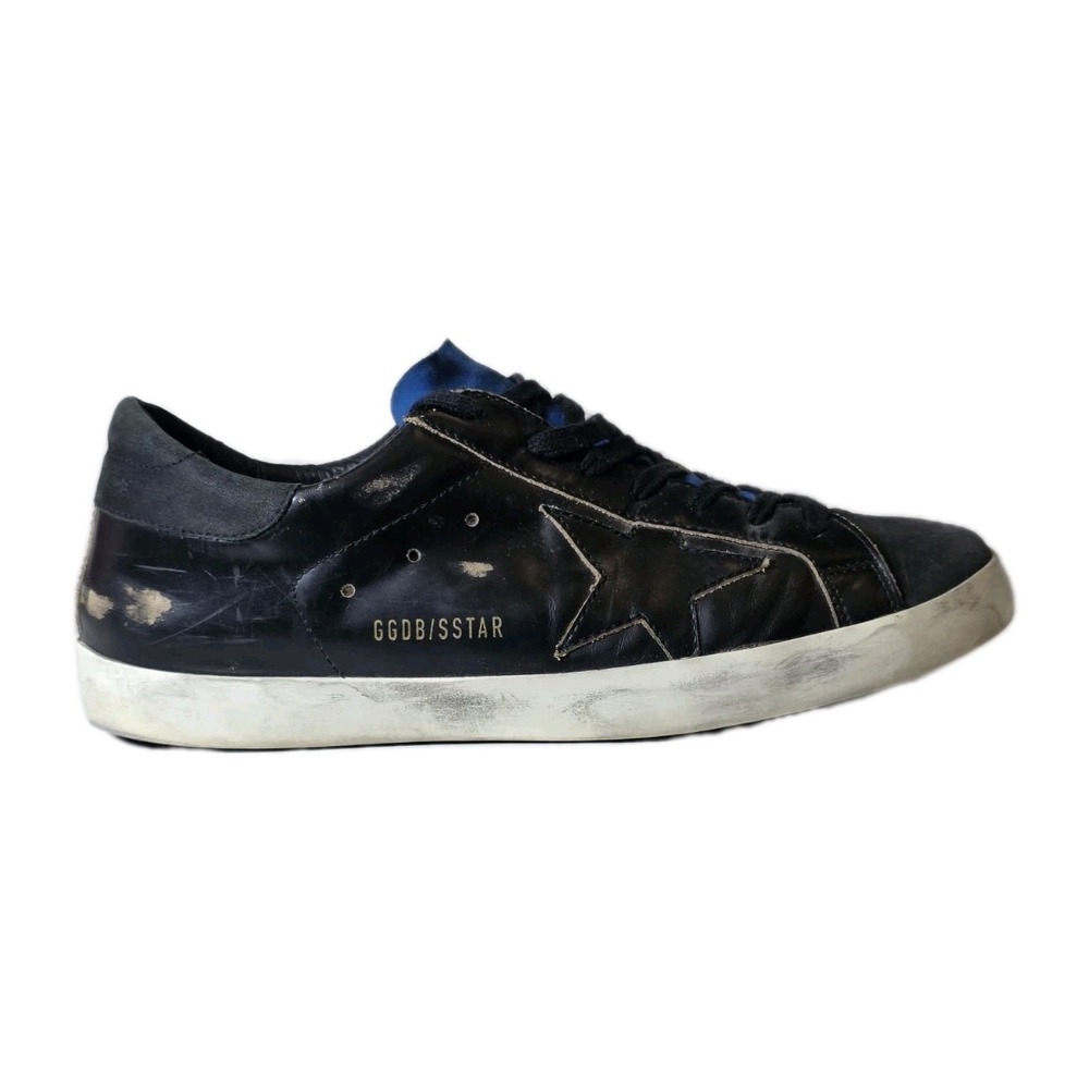 Golden Goose Superstar Blue Suede Tongue Men's Sneakers Size 41